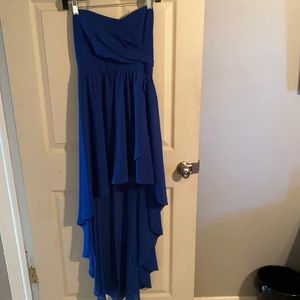 TFNC formal chiffon high-low dress